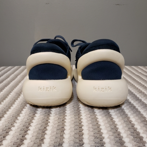 Kizik Roamer Hands-Free Slip-On Sneakers Navy Blue Knit Men’s 7.5 / Women’s 9 - Picture 6 of 11